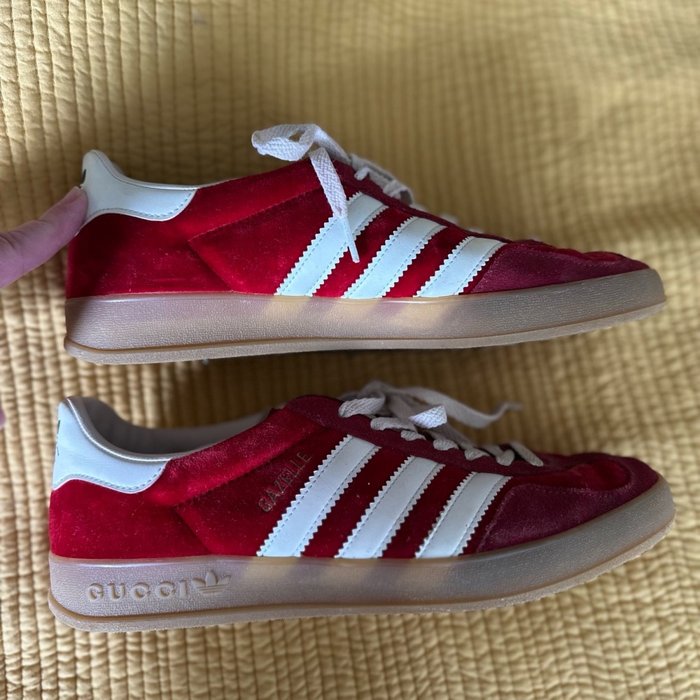 Gucci x Adidas Gazelle Sneakers - Womens US 9.5